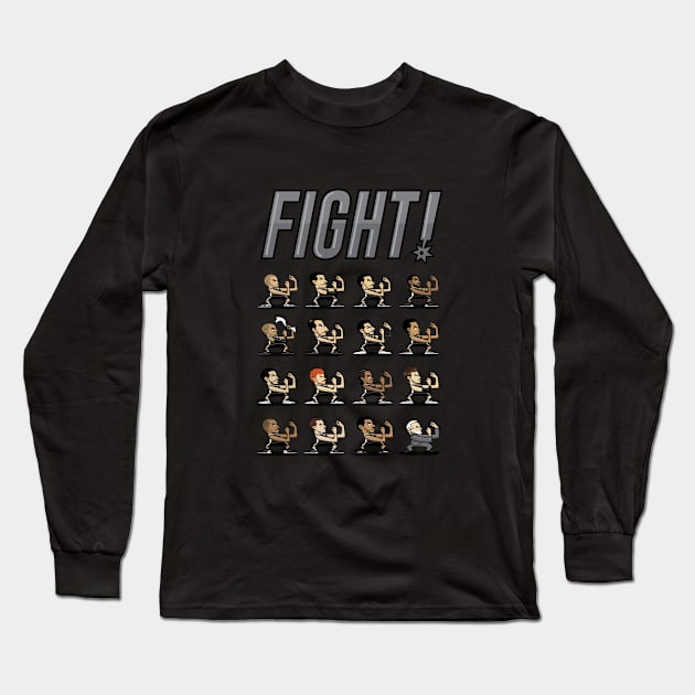 FIGHT! Long Sleeve T-Shirt by normannazar